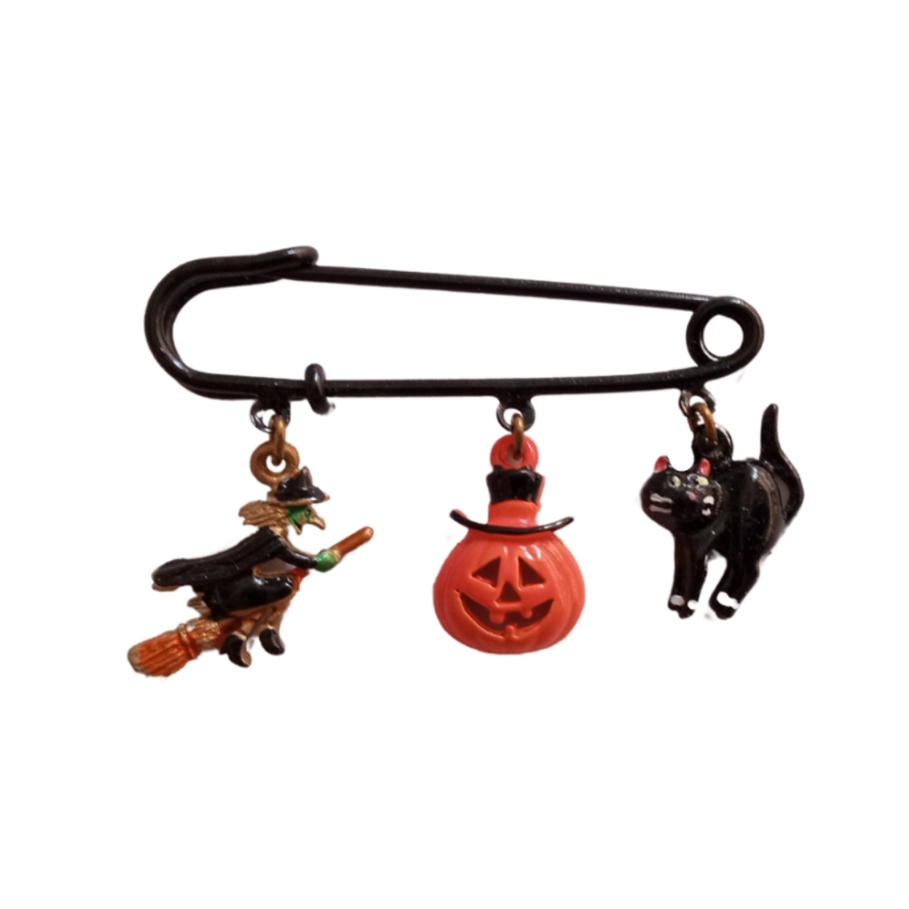 Halloween Charm Pin Brooch